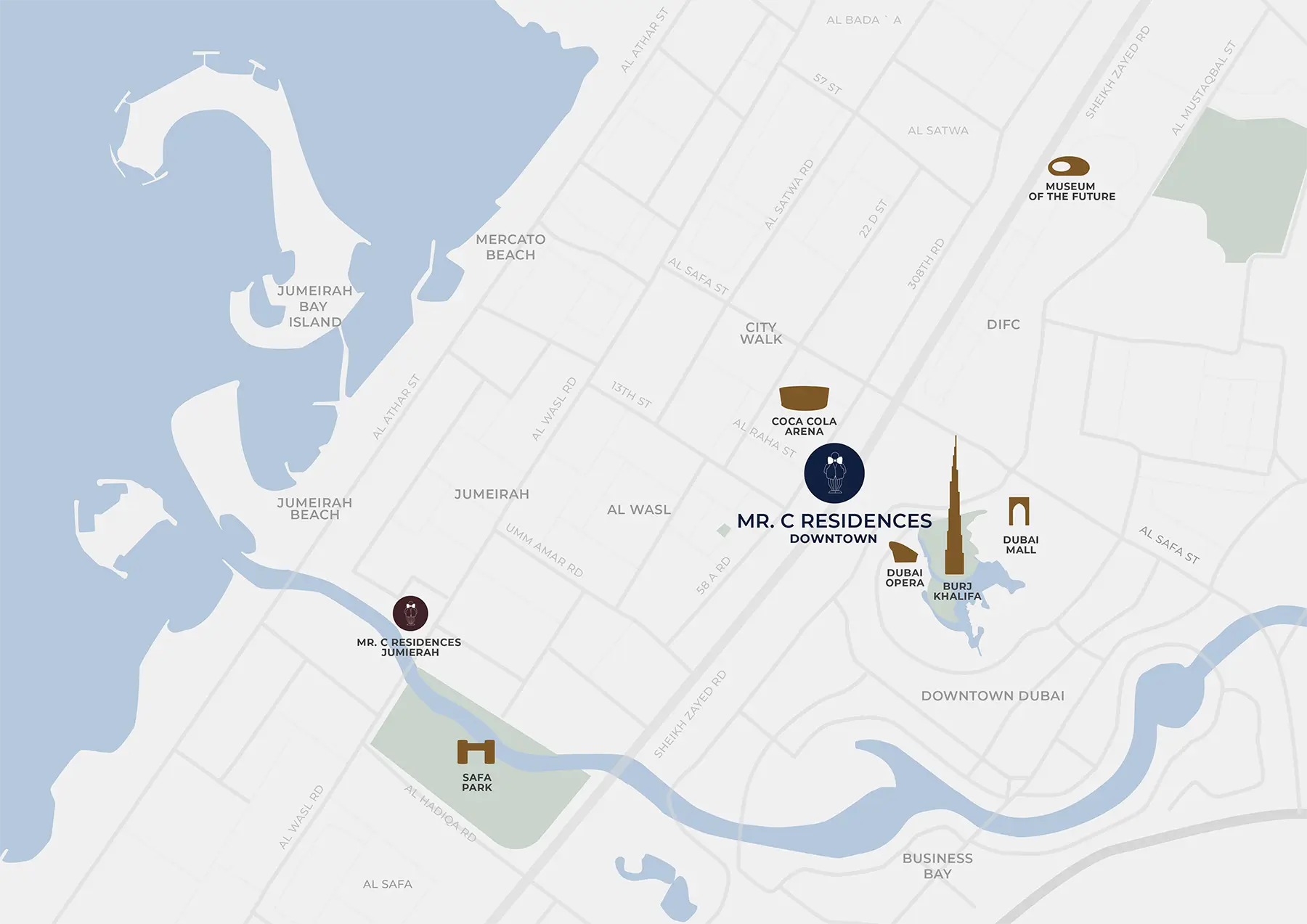 Mr C Residences at Downtown Dubai